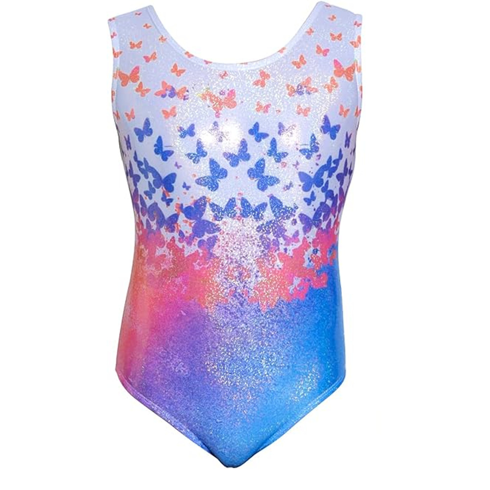 Gymnastics Leotard No Tag  Large Child Colorful Gymnastics Cheer